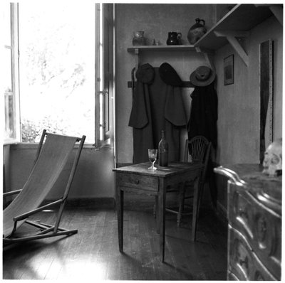 Interior of Cezannes studio at Aix-en-Provence, c.1900-02 by French Photographer
